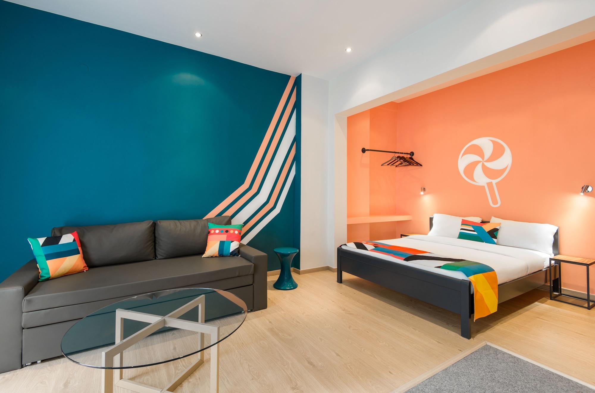 Ferienwohnung Colors Thessaloniki Living Exterior foto