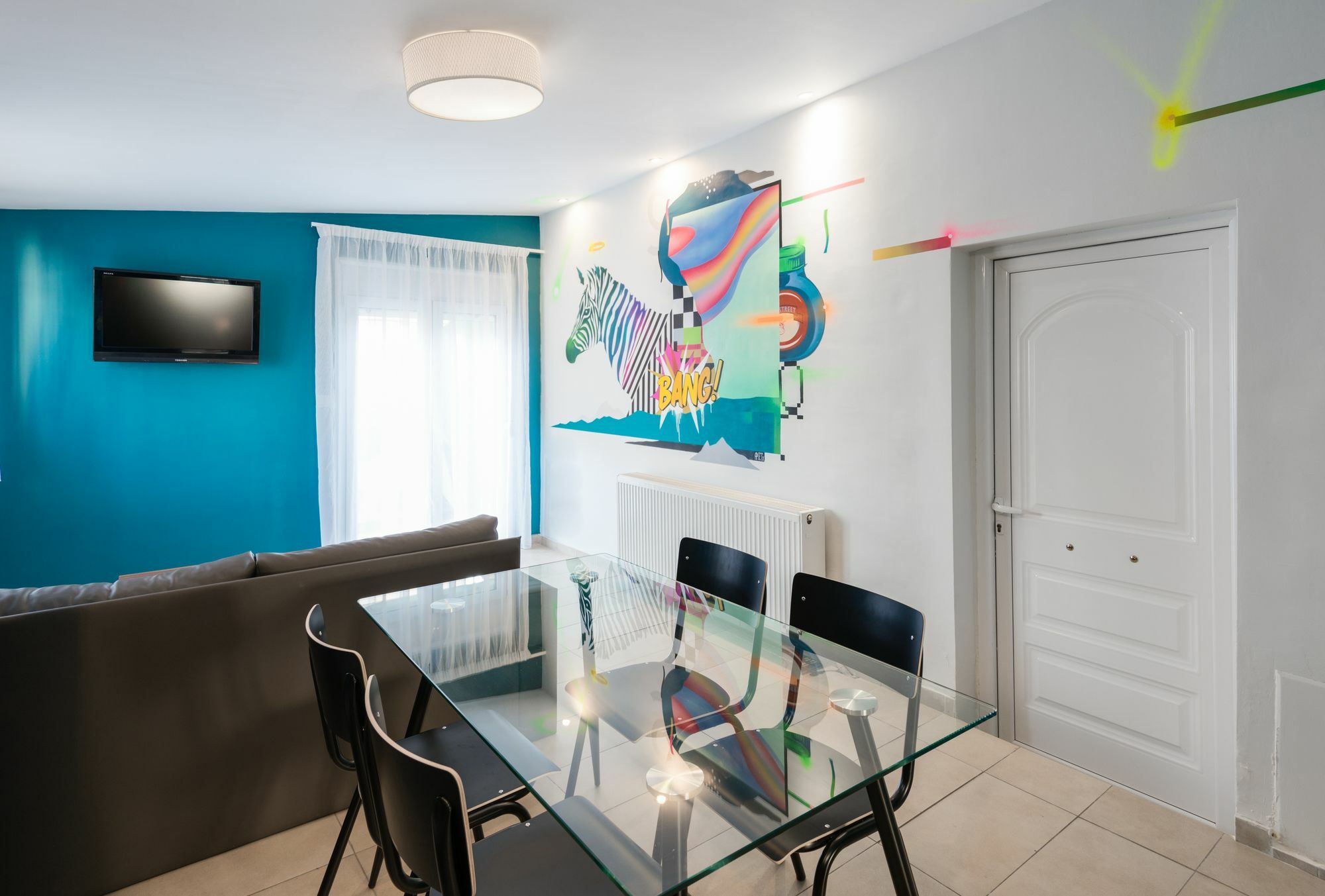 Ferienwohnung Colors Thessaloniki Living Exterior foto
