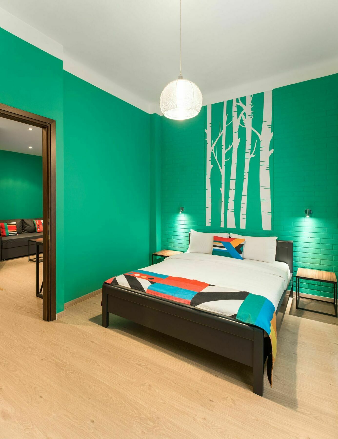 Ferienwohnung Colors Thessaloniki Living Exterior foto