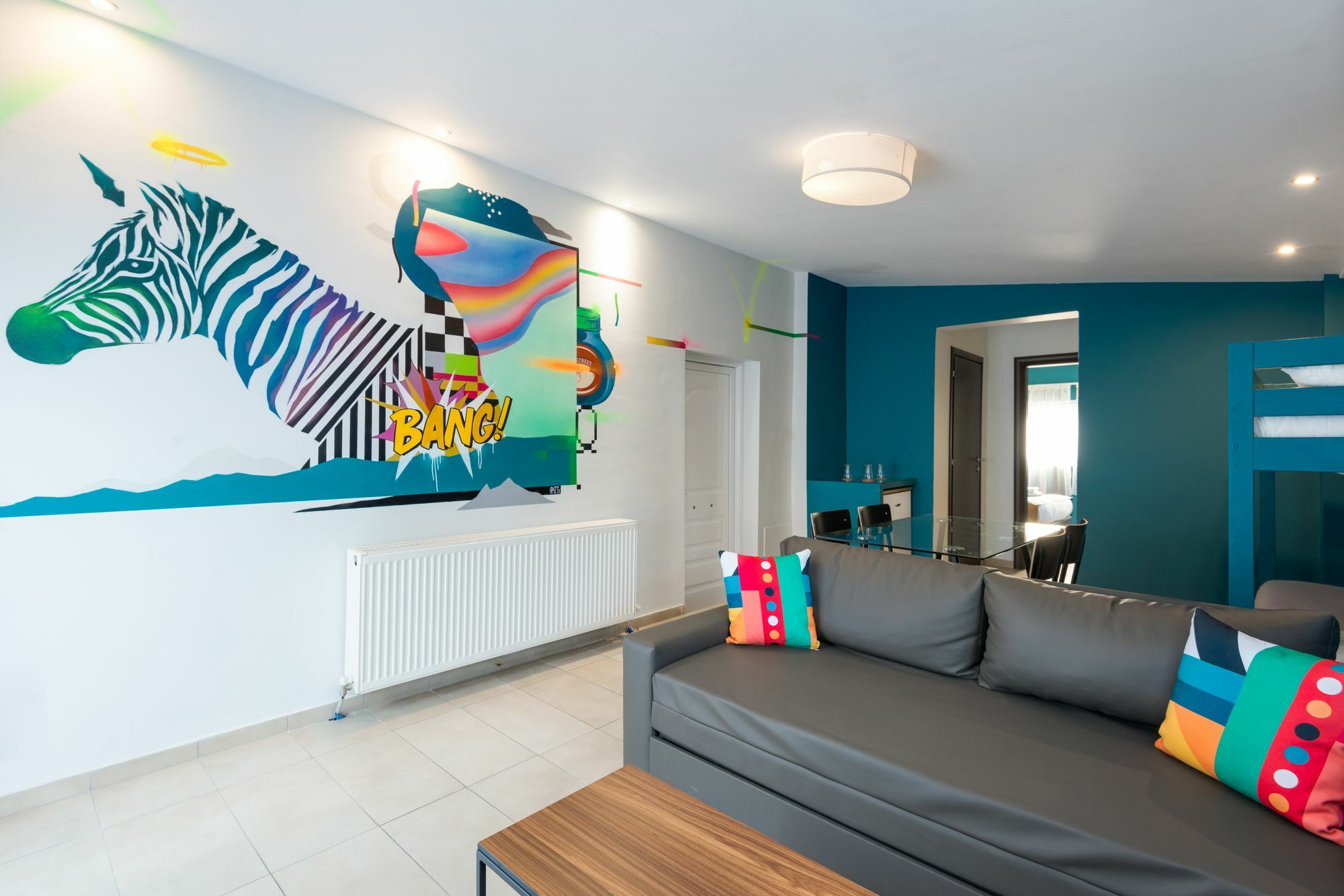 Ferienwohnung Colors Thessaloniki Living Exterior foto